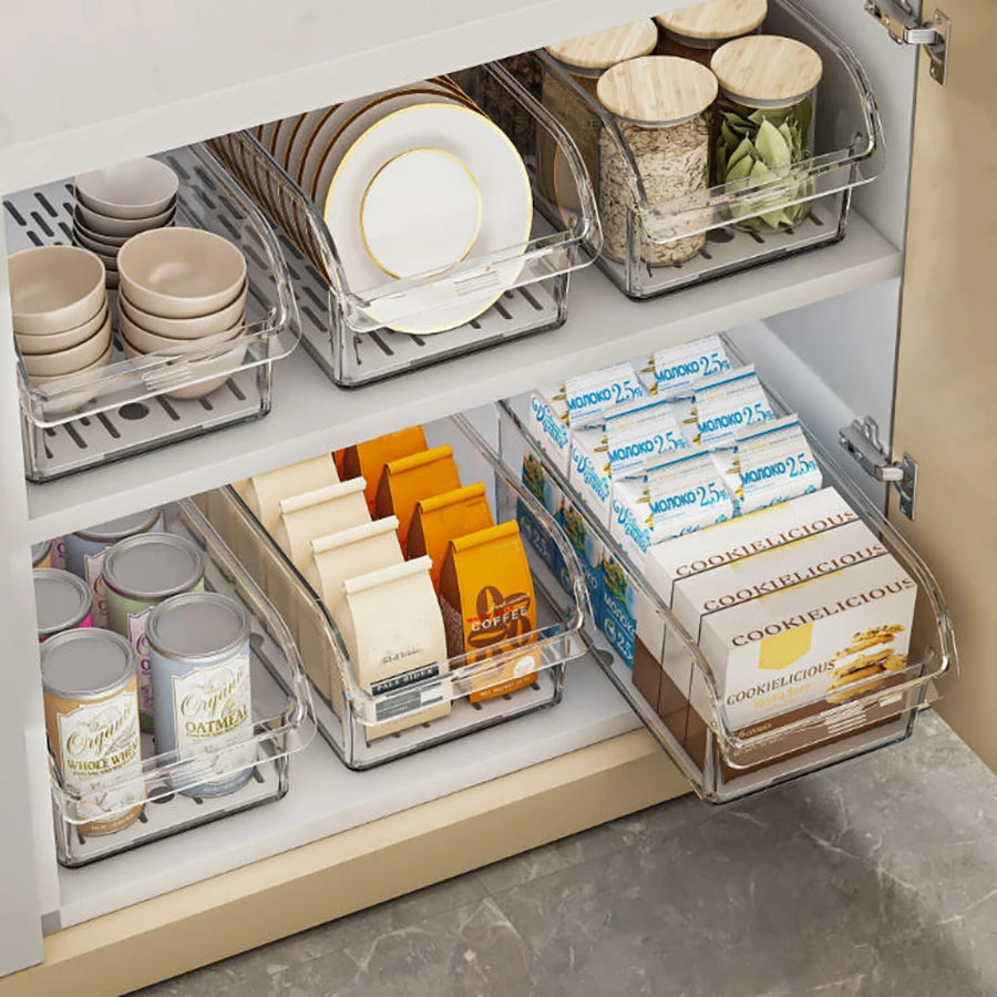 Transparenter Kühlschrank-Organizer
