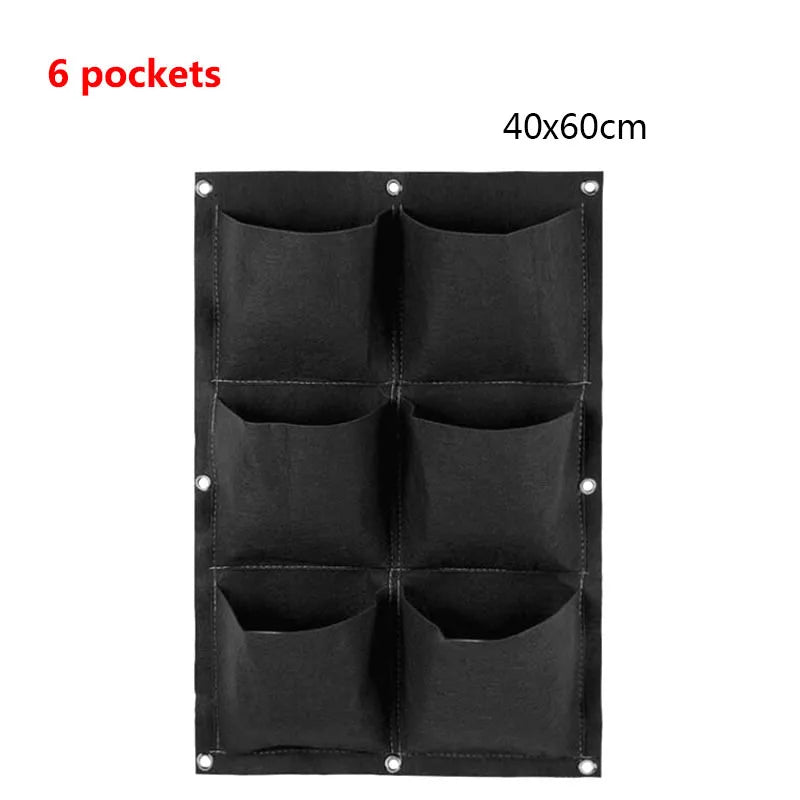 Tasca da giardino verticale con tasche – Parete vegetale in tessuto non tessuto