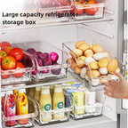 Transparenter Kühlschrank-Organizer