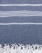 AMARA Hammam Beach Towel, Peshtemal, Made of Cotton - Dark Blue