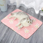 Kühlende Haustier-Matte aus Ice Silk