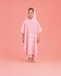 Ipanema Kids Poncho Towel with Recycled Gift Box, Pink