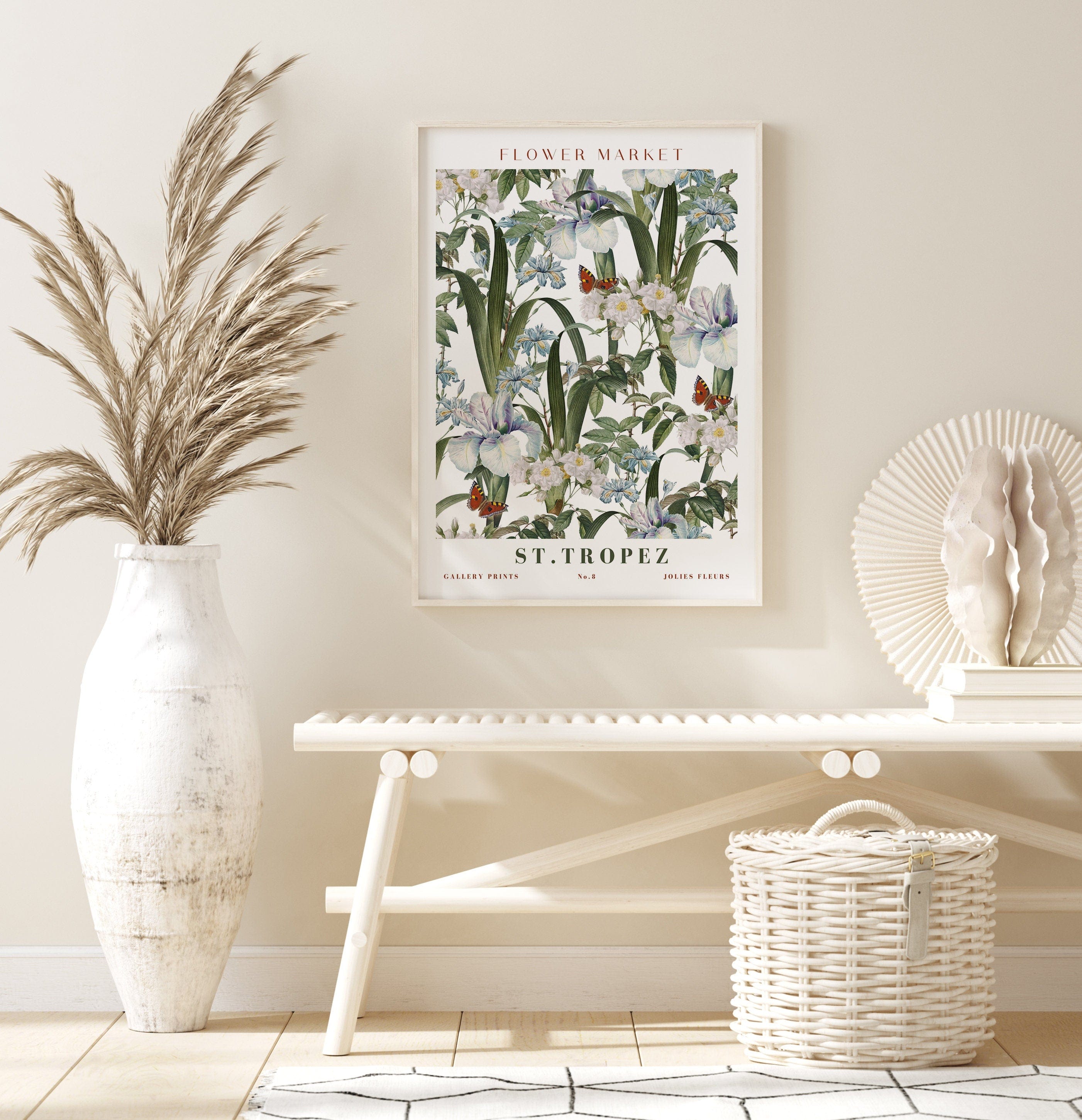 Poster Flower Market Blumen Edition V3 | Botanische Wand Kunst · Wandbilder Wohnzimmer Küche Schlafzimmer Flur | Kunst Druck · ohne Rahmen-8