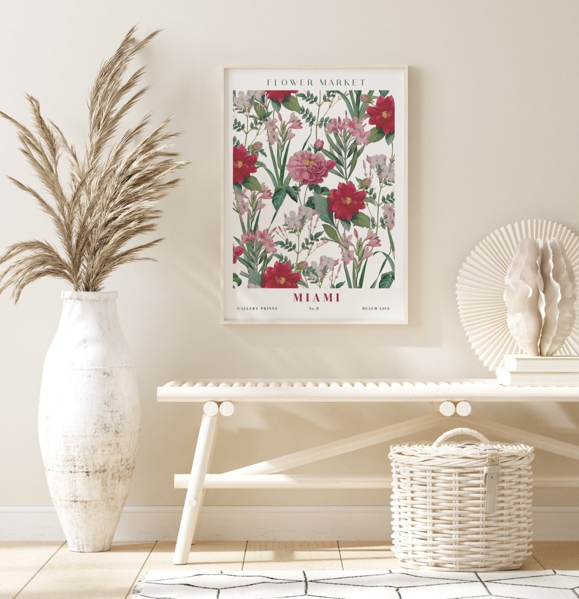 Poster Flower Market Blumen Edition V3 | Botanische Wand Kunst · Wandbilder Wohnzimmer Küche Schlafzimmer Flur | Kunst Druck · ohne Rahmen-9