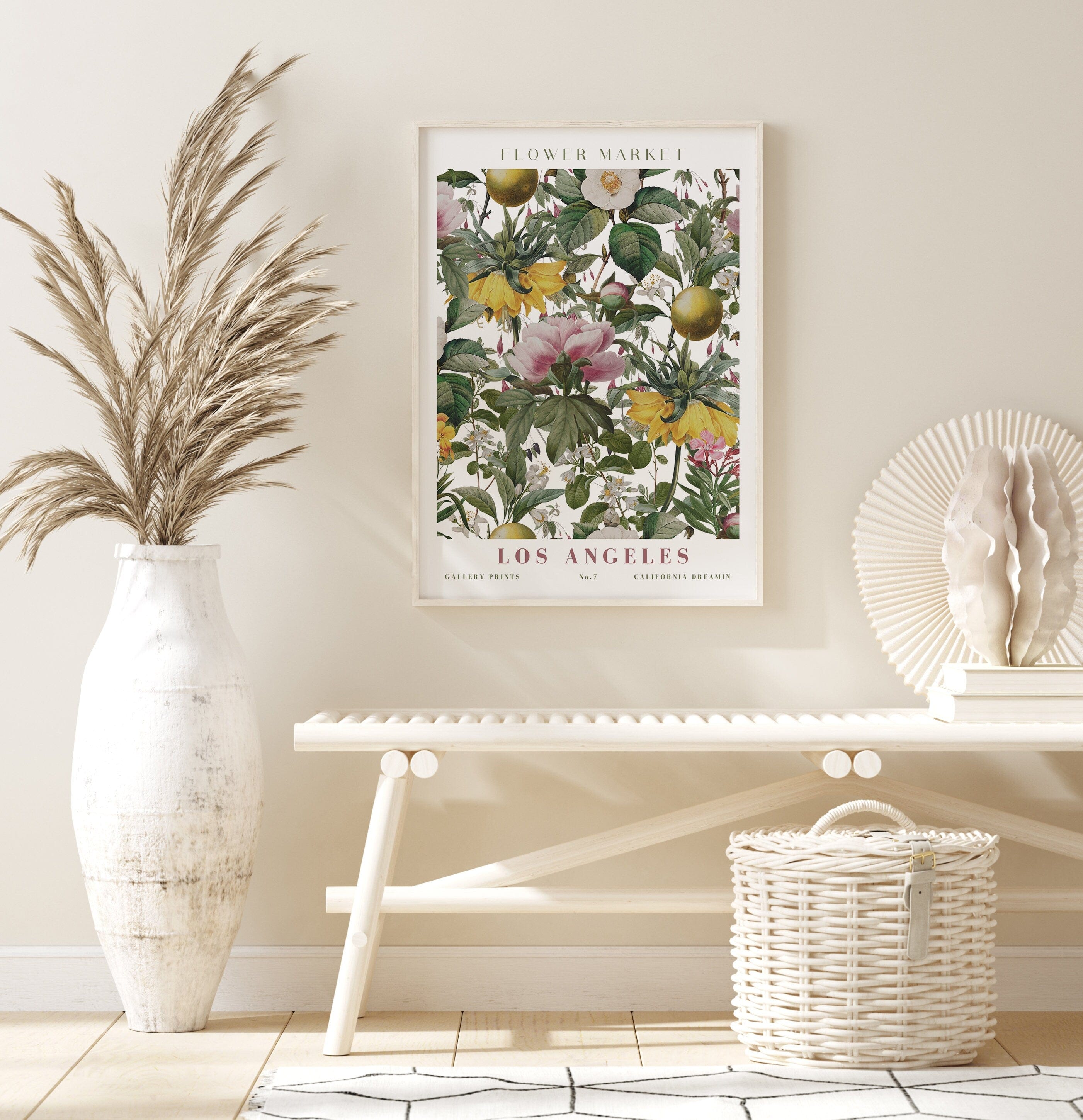 Poster Flower Market Blumen Edition V3 | Botanische Wand Kunst · Wandbilder Wohnzimmer Küche Schlafzimmer Flur | Kunst Druck · ohne Rahmen-7