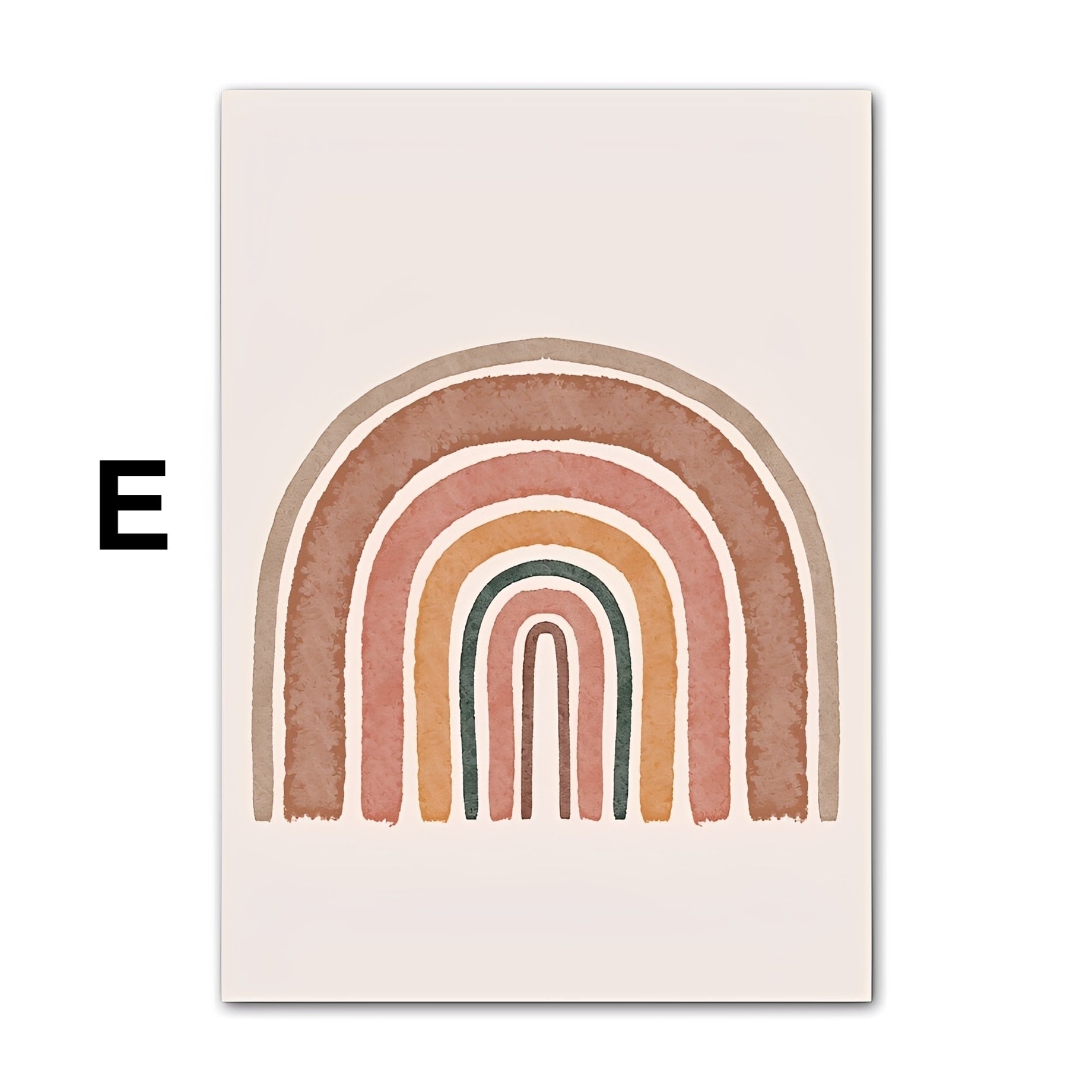 Poster Kinderzimmer Alpaka Regenbogen Kaktus Zeichentrick · Kinderzimmer Bilder · Wand Deko · Kunst Druck · Deko Print · ohne Rahmen-6
