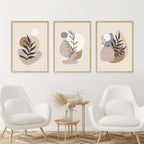 Poster Pflanzen im Blumentopf im Boho Stil als Deko Print ohne Rahmen-3